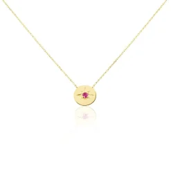 Histoire d'Or Collier Melchior or jaune rubis Online