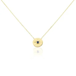 Histoire d'Or Collier Melchior or jaune saphir Sale