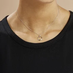 Histoire d'Or Collier Melissande Or Blanc Diamant New