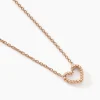 Histoire d'Or Collier Menel Argent Rose Sale