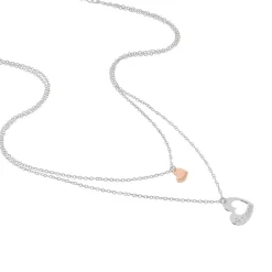 Histoire d'Or Collier Menia Argent Bicolore New