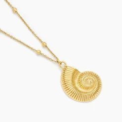 Histoire d'Or Collier Mermaid Acier Jaune Sale