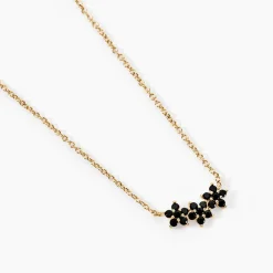 Histoire d'Or Collier Midnight Royalty Plaqué Or Jaune Oxyde De Zirconium Discount