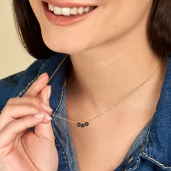 Histoire d'Or Collier Midnight Royalty Plaqué Or Jaune Oxyde De Zirconium Discount