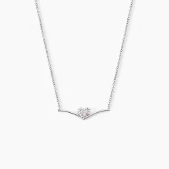 Histoire d'Or Collier Miline Argent Blanc Oxyde De Zirconium Best