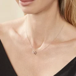 Histoire d'Or Collier Miranda Or Blanc Diamant Discount