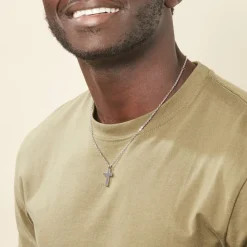 Histoire d'Or Collier Moletee Acier Blanc Online