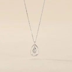 Histoire d'Or Collier Momaza Or Blanc Diamant Sale