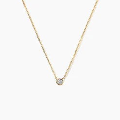 Histoire d'Or Collier Mon 1er Diamant or jaune diamant New