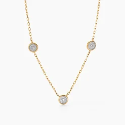 Histoire d'Or Collier Mon 1er Diamant or jaune diamant Discount