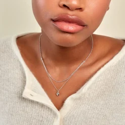 Histoire d'Or Collier Monifa Argent Blanc