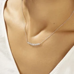 Histoire d'Or Collier Monique Argent Blanc Oxyde De Zirconium Outlet