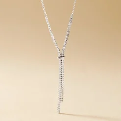 Histoire d'Or Collier Moscou Or Blanc Diamant Outlet