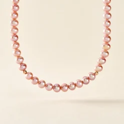 Histoire d'Or Collier Multicolore Or Jaune Perle De Culture Hot