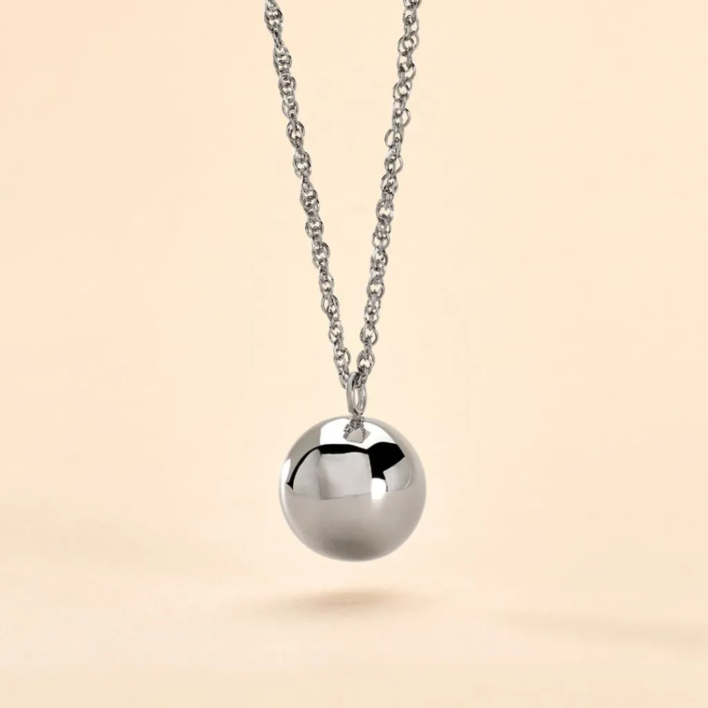 Histoire d'Or Collier My Bola acier blanc Clearance