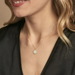 Histoire d'Or Collier Naïade Or Jaune Nacre Outlet