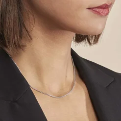 Histoire d'Or Collier Nahila Argent Blanc Sale