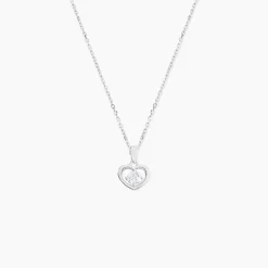Histoire d'Or Collier Nalan Argent Blanc Oxyde De Zirconium Discount
