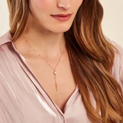 Histoire d'Or Collier Narca Or Jaune Perle De Culture Online