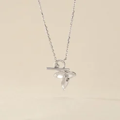 Histoire d'Or Collier Narcisse Dream Argent Blanc Clearance