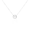 Histoire d'Or Collier Natalane Or Blanc Diamant Outlet