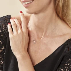 Histoire d'Or Collier Natalane Or Blanc Diamant Outlet