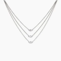 Histoire d'Or Collier Navette De Zirconium argent blanc oxyde Discount