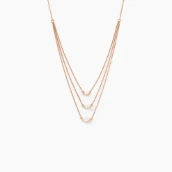 Histoire d'Or Collier Navette De Zirconium argent rose oxyde Outlet