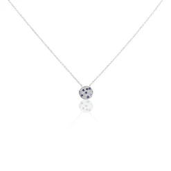 Histoire d'Or Collier Nelig Argent Oxyde De Zirconium argent blanc oxyde bleu Outlet