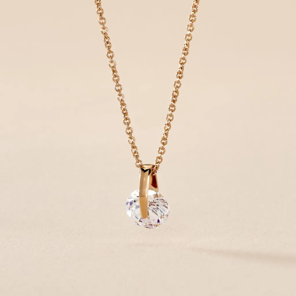 Histoire d'Or Collier Nelina Plaqué Or Jaune Oxyde De Zirconium Outlet