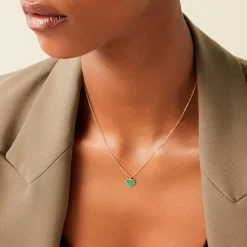 Histoire d'Or Collier Nerio Or Jaune Malachite Best