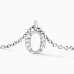 Histoire d'Or Collier Neruda Argent Blanc Oxyde De Zirconium Sale