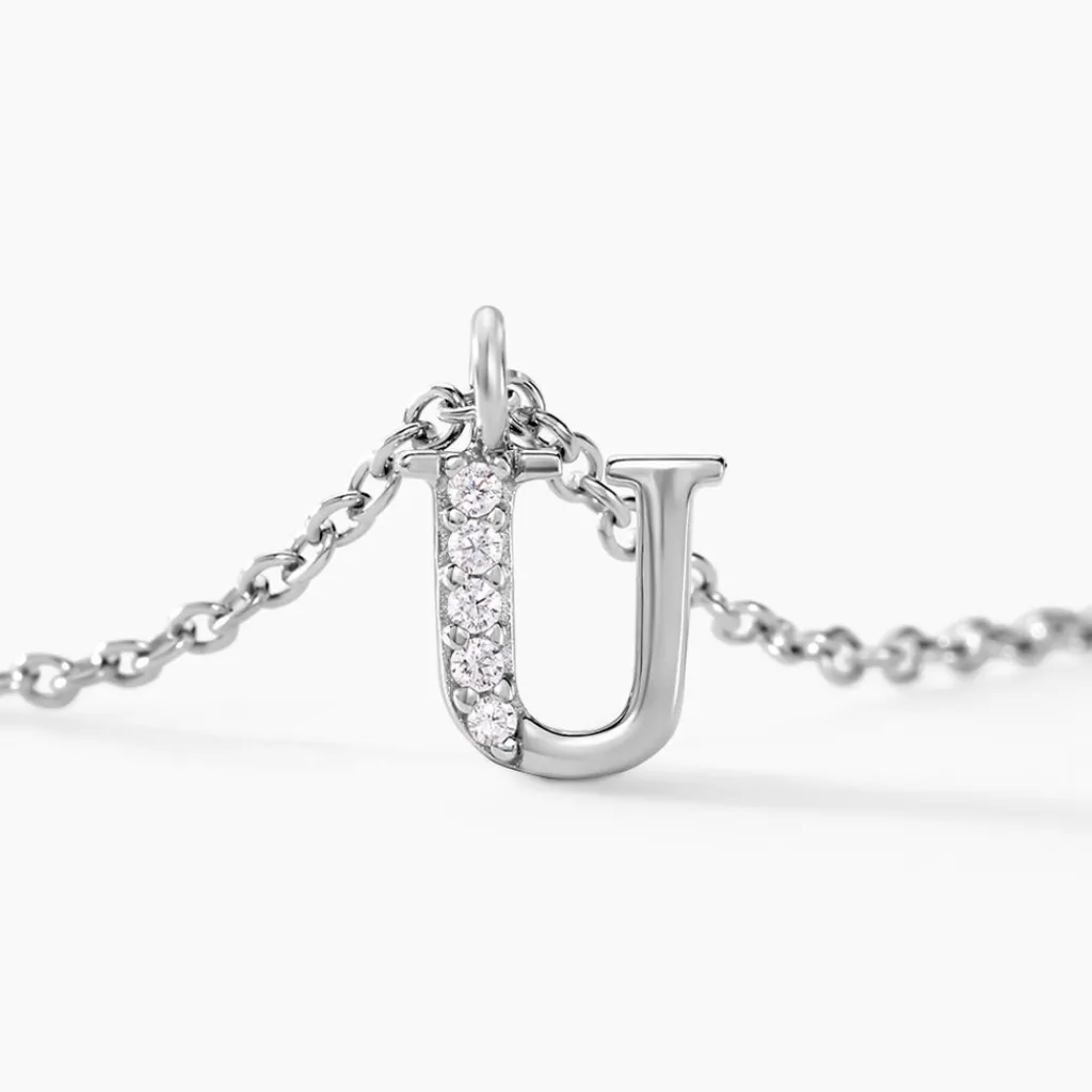 Histoire d'Or Collier Neruda Argent Blanc Oxyde De Zirconium Discount