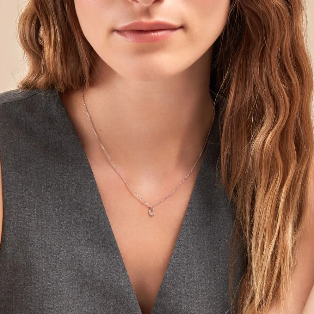 Histoire d'Or Collier Neruda Argent Blanc Oxyde De Zirconium Online