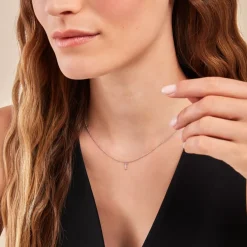 Histoire d'Or Collier Neruda Argent Blanc Oxyde De Zirconium Clearance