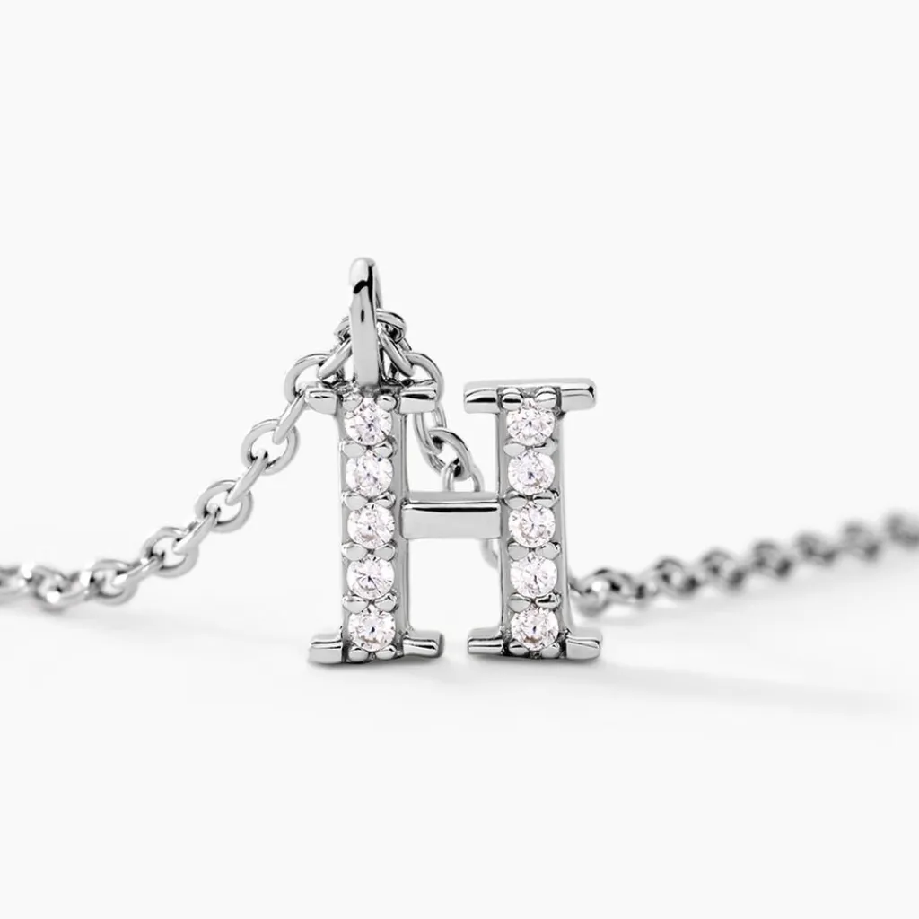 Histoire d'Or Collier Neruda Argent Blanc Oxyde De Zirconium Best