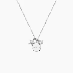 Histoire d'Or Collier Nessa Argent Blanc Oxyde De Zirconium Outlet
