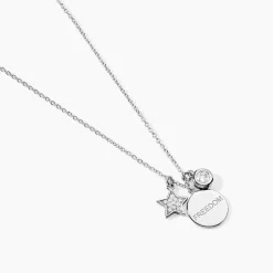 Histoire d'Or Collier Nessa Argent Blanc Oxyde De Zirconium Outlet