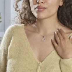 Histoire d'Or Collier Netta Argent Blanc Oxyde De Zirconium Hot