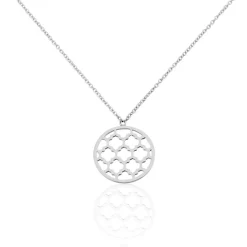 Histoire d'Or Collier Nevenka Acier Blanc acier argenté Sale