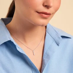 Histoire d'Or Collier Nikolia Argent Blanc Oxyde De Zirconium Hot