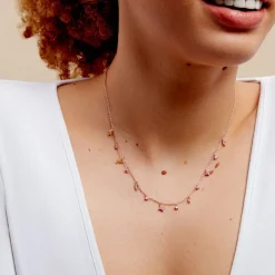 Histoire d'Or Collier Nimbe Argent Rose Oxyde De Zirconium argent rose oxyde raisin Outlet