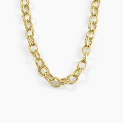 Histoire d'Or Collier Nimes Acier Jaune