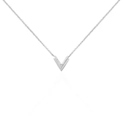 Histoire d'Or Collier Nollia De Zirconium argent blanc oxyde