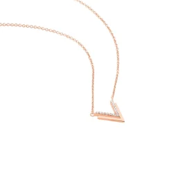 Histoire d'Or Collier Nollia De Zirconium argent rose oxyde Discount