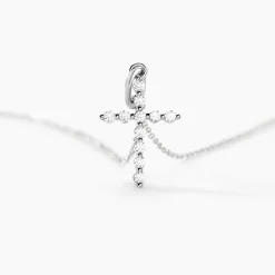 Histoire d'Or Collier Norine Argent Blanc Oxyde De Zirconium Discount