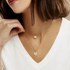 Histoire d'Or Collier Nuala Plaqué Or Jaune Sale