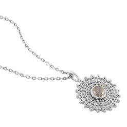 Histoire d'Or Collier Nyoko Argent Blanc Labradorite New