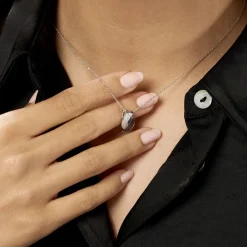 Histoire d'Or Collier Oia Or Blanc Diamant Best