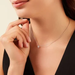 Histoire d'Or Collier Oliviane Argent Blanc Oxyde De Zirconium Outlet